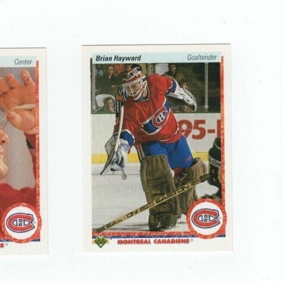 Vintage 1990 The Upper Deck NHLPA NHL Hockey Montreal Canadiens Trading Card - Picture 6 of 10